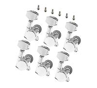 CATIEBYE Premium Zinc Alloy Left Handed Guitar Tuning Pegs Locking Machine Heads for Stable String and Sound Control