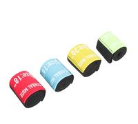 CATIEBYE Professional Practice Drum Mute Circle Set 14''-20'' Drum Head Rings Anti-falling Grooves Random Color