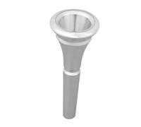 CATIEBYE Pure Copper French Horn Mouthpiece Replacement Silver Horn Part Instrument Tool for Beginners Suitable for Practice and Performance