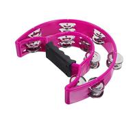 CATIEBYE Purple Tambourine Handbell Percussion Instrument for Adults Party Entertainment Classroom Music Lessons