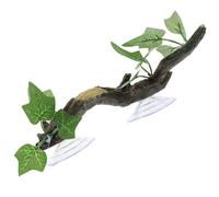 CATIEBYE Realistic Reptile Tree Root Tank Decoration Resin Climbing Branch for Fish Frog Lizard Tank Accessories Natural Aquarium Landscape Hideout Terrarium Ornament