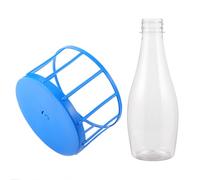 CATIEBYE Reptile Feeder Water Dispenser Plastic Turtle Lizard Food Bowl with Removable Bottle for Easy Cleaning and Refilling Suitable for Geckos Iguanas and Other Vivarium Pets