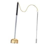 CATIEBYE Retractable Flexible Chime Instrument Large Dharma Ritual Utensil Wooden Fish Buddhist Supply for Temple Prayer and Meditation