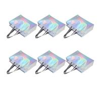 CATIEBYE Reusable Handheld Shopping Bags 6pcs Large Capacity Bags Grocery with Handles Non-woven Fabric for On-site Activities and Going to Amusement Parks