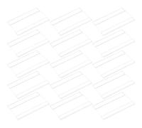 CATIEBYE Shelf Price Label Holders Tag Sign Display Holders 15pcs Acrylic Simple Operation for Product Information Display for Supermarket and Retail Store