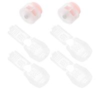 CATIEBYE Shoelace Buckle Lock for Pink Plastic Cord Locks with Spring Stoppers Versatile Use for Footwear Keeping Shoelaces Firmly in Place