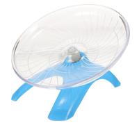 CATIEBYE Silent Flying Saucer Hamster Wheel for Gerbils Chinchillas Small Pets Non-slip Exercise for Active Play Quiet Running Wheel for Hedgehogs Squirrels and Dwarf Hamsters Blue