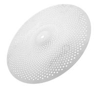 CATIEBYE Silent Hi-hat for Drums Low Volume Cymbal Practice Mute Cymbal for Drum Splash Use at Home Studio