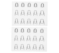 CATIEBYE Silicone Nail Practice Mat and Manicure Coloring Pad 2pcs Non-slip Soft Silicone Nail Art Mat for Professional and Home Manicure Use