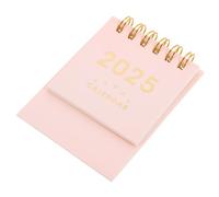 CATIEBYE Small Desk Calendar 2025 Standing Desktop Calendar Home Office Decorative Calendar for Daily Planning
