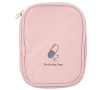 CATIEBYE Small Portable First Aid Bag for Outdoor Activities Capacity Organizer with Wide Opening Convenient Storage for Daily Medication Travel Camping Hiking Backpacking
