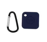 CATIEBYE Smart Tracer Protective Case for Tile Mate Gen Thin Silicone Cover with Keychain Scratch-resistant Sleeve Compatible with Bluetooth Tracker Easy to Carry Midnight Blue