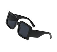 CATIEBYE Square Oversized Sunglasses for Women Lightweight Summer Eyewear Chic Wide Temple Frames for Outdoor Activities and