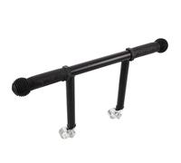 CATIEBYE Stroller Handlebar Extension for Pushchair and Pram with Adjustable Height Handle, Black Plastic and Stainless Steel Material, 22mm Buckle Compatible, Sleek Modern Design