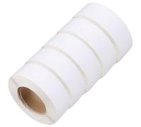 CATIEBYE Target Stickers Easy to Peel off 5 Rolls White for Target Board Repairing Label Self-adhesive Coated Paper Pasters for Indoor Practice Shooting Games