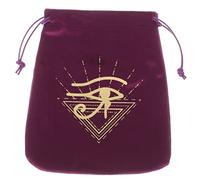 CATIEBYE Tarot Card Drawstring Pouch Elegant Storage Bag Mysterious Rune Pattern for Jewelry Crystals and Items Versatile Use for Parties and