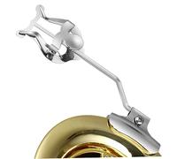 CATIEBYE Trombone Stand Lyre Sheet Music Holder Clip for Trumpet and Trombone Metal Clamp-on Music Holder for Marching Band with Lightweight, Easy to Carry Design