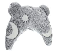 CATIEBYE U-shaped Glow in The Dark Cat Neck Pillow Comfortable Pet Sleeping Cushion Soft Half-moon Support for Small Cats and Dogs, M Size, Protective Neck Care for Pets