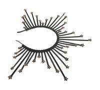 CATIEBYE Unique Women Headband Crown Hair Accessory Fashion Goddess Headpiece for Women
