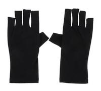 CATIEBYE UV Gloves Reducing Risk of Slipping Or Tearing 1 Pair Breathable Polyester Material for Gel Manicure Suitable for Nail Technicians and Beauty Enthusiasts at Home