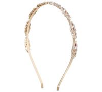 CATIEBYE Wedding Lightweight for A Polished Shine High to and Weddings Performances Stage Headpiece Alloy Headband with Full Rhinestones, Comfortable Sparkly Hairband Bride