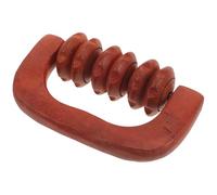 CATIEBYE Wooden Back Massage Roller Lightweight Reusable Muscle Tissue Massager Tool for Legs and Body Relaxation, Handheld Four-Spoke Design for Home and Gym Use