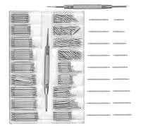 Catime 360 Pieces Spring Bars for Watch Bands, Spring Pins for Watch Strap 18 Sizes, 8-25mm Watch Band Link Pins with Repair Tools