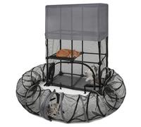 Catio Outdoor Cat Enclosure for Cats & Small Animals, Pet Playpen Cat Climber with Removable Pet Tunnel for Indoor/Outdoor Use