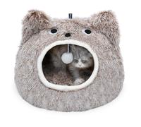 CATISM Cat Cave Bed - Washable Sleeping Place for Cats Plush Pet Cat P