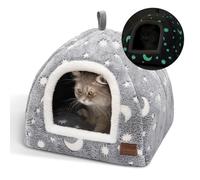 CATISM Cat Cave, Cat Bed for Indoor Cats, Cat Tent Bed House with Removable Washable Cushion Pillow, Kitten Puppy Cuddly Pet Bed, 40.00x 40.00x 38cm