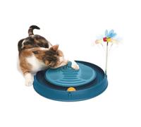 Catit Play Circuit with Ball & Massager Cat Toy - Blue