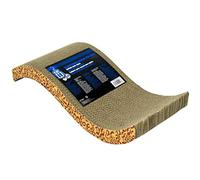 Catit Animal Design Patterned Scratching Board with Catnip, S-Shaped