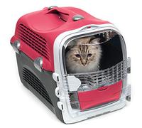Catit Cabrio Cat Carrier, Cherry Red