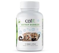 Catit Catnip Bubbles 142ml, Canadian Catnip-Infused Bubbles for Play and Enrichm