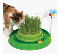 CATIT Circuit Ball Toy with Grass Planter