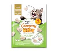 Catit Creamy Bitz, Soft Cat Treats for Cats & Kittens Chicken & Duck 4pk