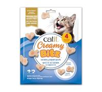 Catit Creamy Bitz, Soft Cat Treats for Cats/Kittens Salmon & Shrimp 4pk