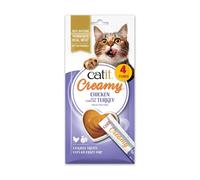 CATIT Creamy Chicken with Turkey 4x10g