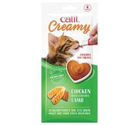 Catit Chicken & Lamb Creamy Treats for Cats - 4 x 10g