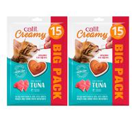Catit Creamy Tuna Lickable Cat Treats for Cats and Kittens, Cat Treat