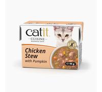 Cuisine Chicken with Pumpkin Stew Complementary Wet Cat Food 95g Catit Brown One Size