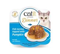 CATIT Cuisine Dinner Fish Terrine topped with Pumpkin | Size: 6x75g