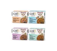 Catit Cuisine Mixed Flavours Stew Complementary Wet Cat Food - 12 Pack Catit Brown One Size