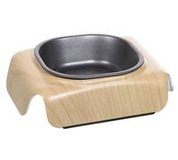 Catit Design 2-in-1 Wood Finish Dinner Bowl/ Dish, 230 ml