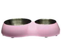 Catit Double Diner, 1 x 350 ml, 1 x 160 ml, Pink