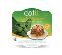 Catit Fish Dinner Best Cat Food (Tilapia & Potato, 80 g)
