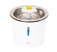 Catit 2.0 StainlessSteel Flower Fountain 3L Filter Cat Drinking Water Pump Flow