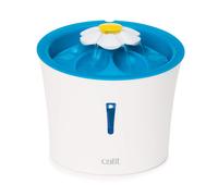 Catit Flower Drinking Fountain with LED Nightlight and Petal Top,White
