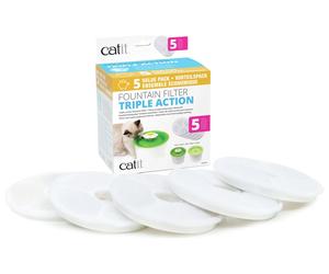 Catit Flower Fountain Filter Cartridge 5 Pack