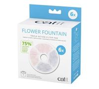 Catit Fountain Frameless Triple Action Filter Cartridge Removes Odours 2pk 6pk